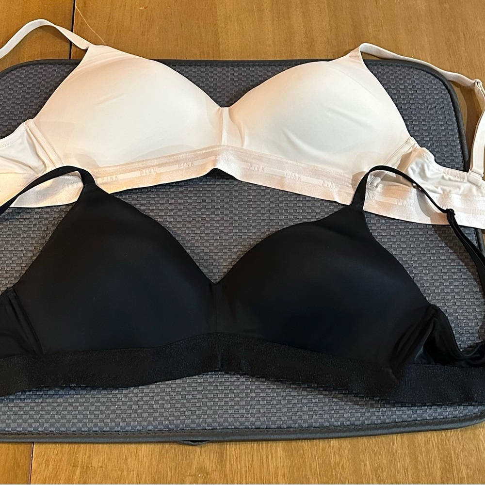 Victoria's Secret Black and White T-Shirt Bras